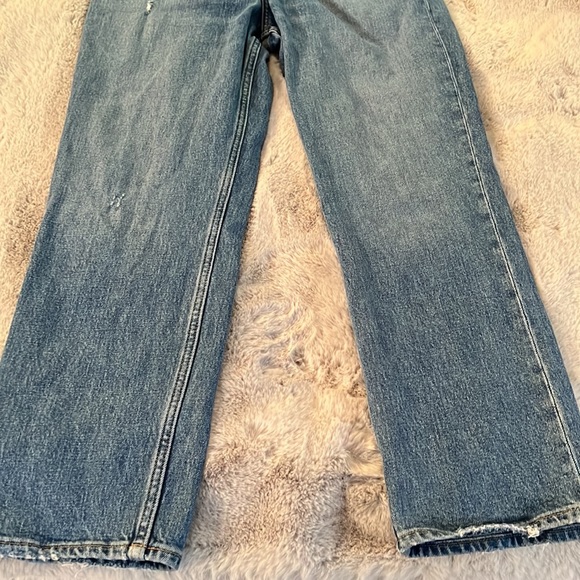 Abercrombie & Fitch Ultra High Rise 90s Straight Jean cross-cross waist S 28/6 - Picture 5 of 5